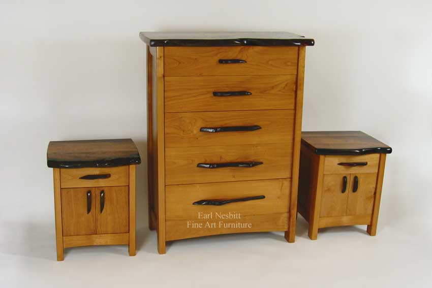 custom made end tables with matching bedroom dresser